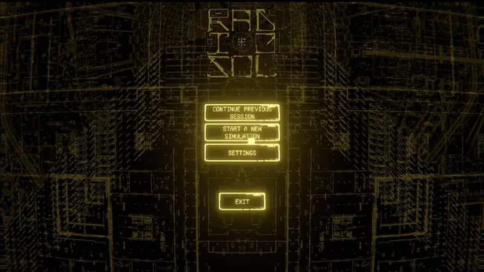 RADIOSOL new simulation menu — Steam game, not promo codes